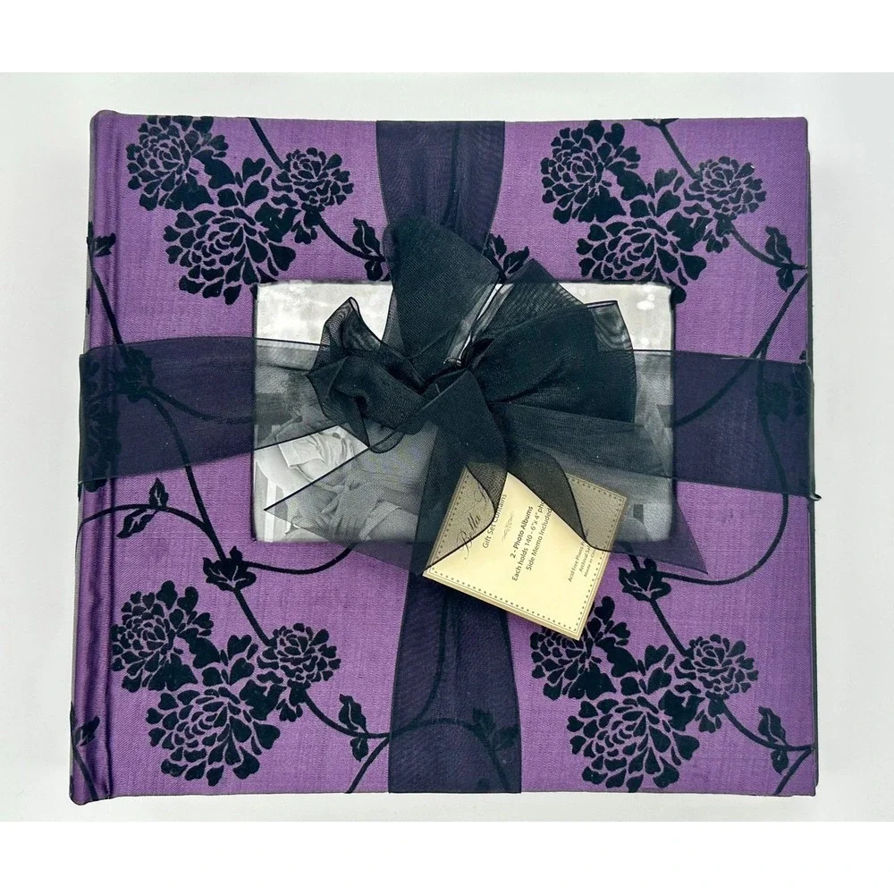Bella Lux Photo Album By Home Goods‎ Set Of 2 Books 140-4x6 Pictures Gift Set